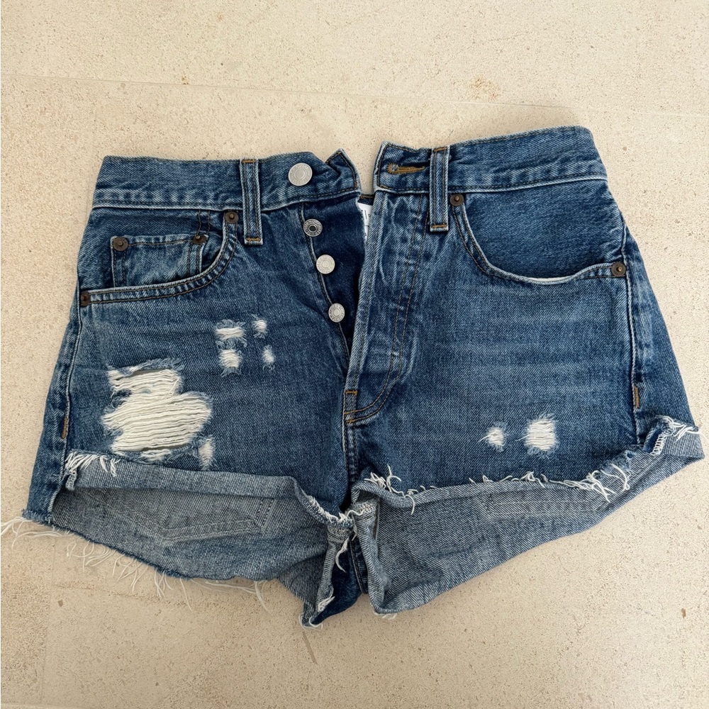 Re/Done Denim Shorts